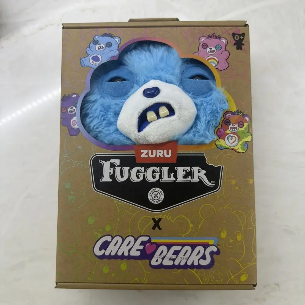 Fuggler X Care Bears Set Of 3 (Cheer Share & Grumpy) 9ich Ugly Plush Dolls - Picture 7 of 8